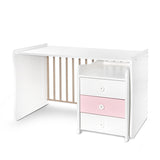Легло Maxi Plus New 70 160 Бяло Orchid Pink 3box Lorelli Classic