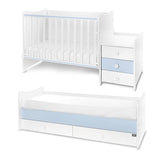 Легло Maxi Plus New 70 160 Бяло Baby Blue 3box Lorelli Classic