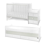 Легло Maxi Plus New 70 160 Бяло Milky Green 3box Lorelli Classic
