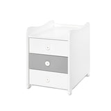 Легло Maxi Plus New 70 160 Бяло Stone Grey 3box Lorelli Classic
