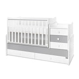 Легло Maxi Plus New 70/160 Бяло/Stone Grey-3Box