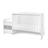 Легло Maxi Plus New 70/160 Бяло/Stone Grey-3Box