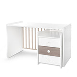 Легло Maxi Plus New 70 160 Бяло Кафе 3box Lorelli Classic