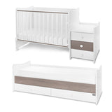 Легло Maxi Plus New 70 160 Бяло Кафе 3box Lorelli Classic