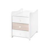 Легло Maxi Plus New 70 160 Бяло Светъл Дъб 3box Lorelli Classic