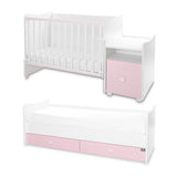 Легло Trend Plus 70 160 Цвят Бяло Orchid Pin 3box Lorelli Classic