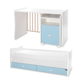 Легло Trend Plus 70 160 Цвят Бяло Baby Blue 3box Lorelli Classic