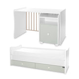 Легло Trend Plus 70 160 Цвят Бяло Milky Green 3box Lorelli Classic