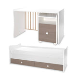 Легло Trend Plus New 70 160 Цвят Бяло Кафе 3box Lorelli Classic