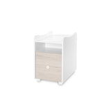Легло Trend Plus 70 160 Цвят Бяло Светъл Дъб 3box Lorelli Classic
