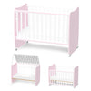 Легло Stars 60 120 Цвят Бяло Orchid Pink Lorelli Premium