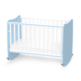 Легло Stars 60 120 Цвят Бяло Baby Blue Lorelli Premium