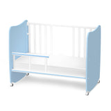 Легло Stars 60 120 Цвят Бяло Baby Blue Lorelli Premium