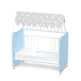 Легло Stars 60 120 Цвят Бяло Baby Blue Lorelli Premium