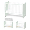 Легло Stars 60 120 Цвят Бяло Milky Green Lorelli Premium