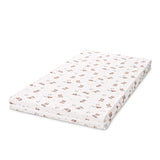Saltea clasică din spumă 60/120-9cm, bej, cu ursuleț și pernă