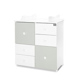 Culoare dulap Alb/Verde Lăptos - 2 Cutii