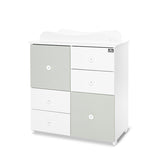 Culoare dulap Alb/Verde Lăptos - 2 Cutii