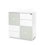 Culoare dulap Alb/Verde Lăptos - 2 Cutii