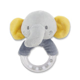 Дрънкалка Кръг Слонче Сиво Natural Lorelli Toys