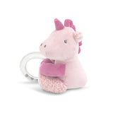 Jucărie cu cerc Unicorn Roz Natural