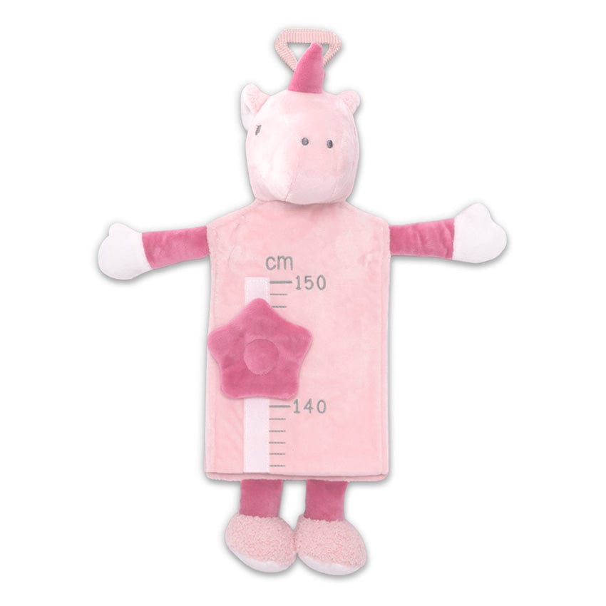 Tapiserie de perete pentru copii cu unicorn, roz și natural