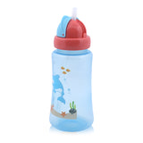 Спортна Бутилка Със Сламка 330мл Синя Baby Care