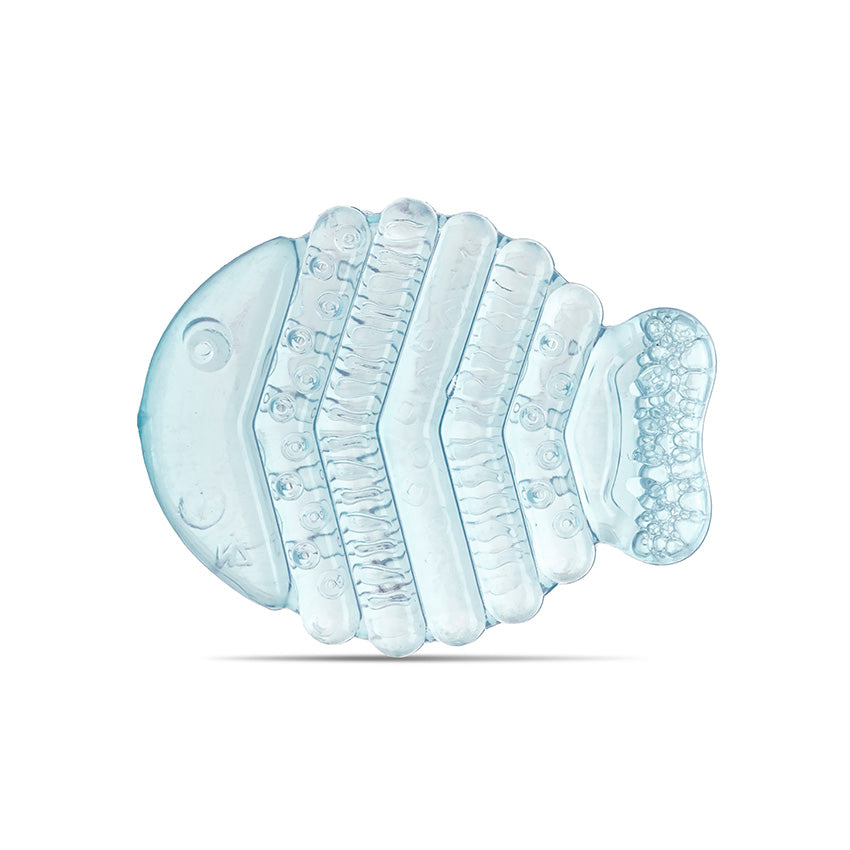 Jucărie de dentiție Fish Aqua Blue
