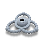 Силиконова Гризалка-Дрънкалка Natural Grey