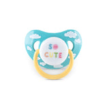 Биберон Залъгалка С Капаче 2бр. 6м+ Yellow Blue Baby Care