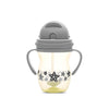 Чаша С Дръжки И Сламка Grey Yellow С Тежест Baby Care