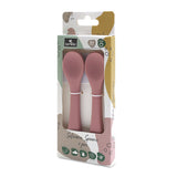 Силиконови Лъжички 2бр Natural Deep Pink Lorelli Premium