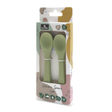 Силиконови Лъжички 2бр Natural Fresh Green Lorelli Premium