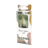 Силиконови Лъжички 2Бр Natural Fresh Green