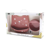 Силиконов Сет За Хранене 2Часtи Deep Pink