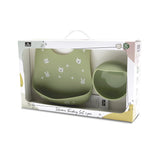Силиконов Сет За Хранене 2Части Fresh Green