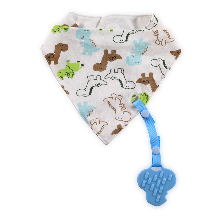 Лигавник Бандана С Гризалка+държач Boy Baby Care