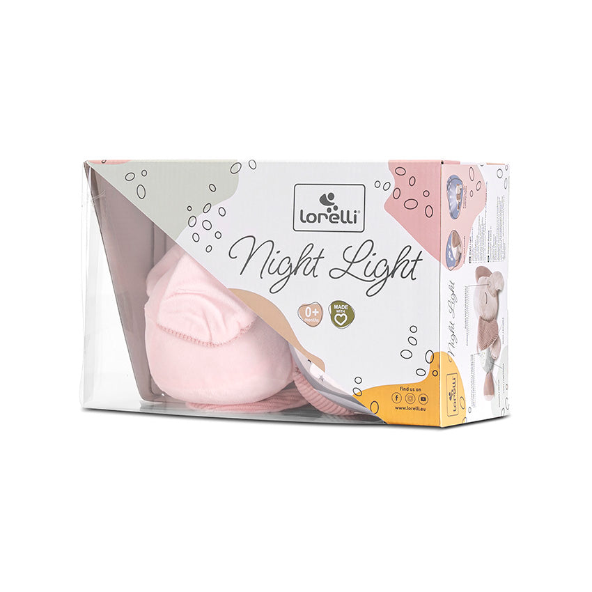 Нощна Лампа Розово Слонче Lorelli Toys