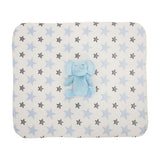 Nappy Одеяло Бяло Със Синьо Слонче Lorelli Classic