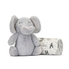 Nappy Одеяло Бяло Със Сиво Слонче Lorelli Classic