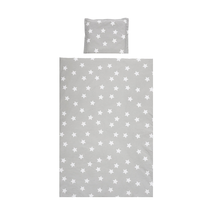 Сет Cosy 3 Части Ранфорс Сиво Слонче Звезди Lorelli Classic