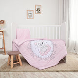 Сет Cosy 5 Части Ранфорс Мечо Розово Lorelli Classic