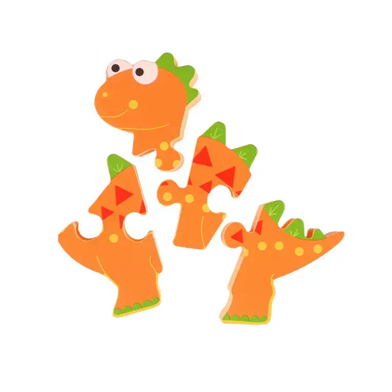 Puzzle din lemn Stegosaurus