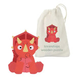 Puzzle din lemn Triceratops