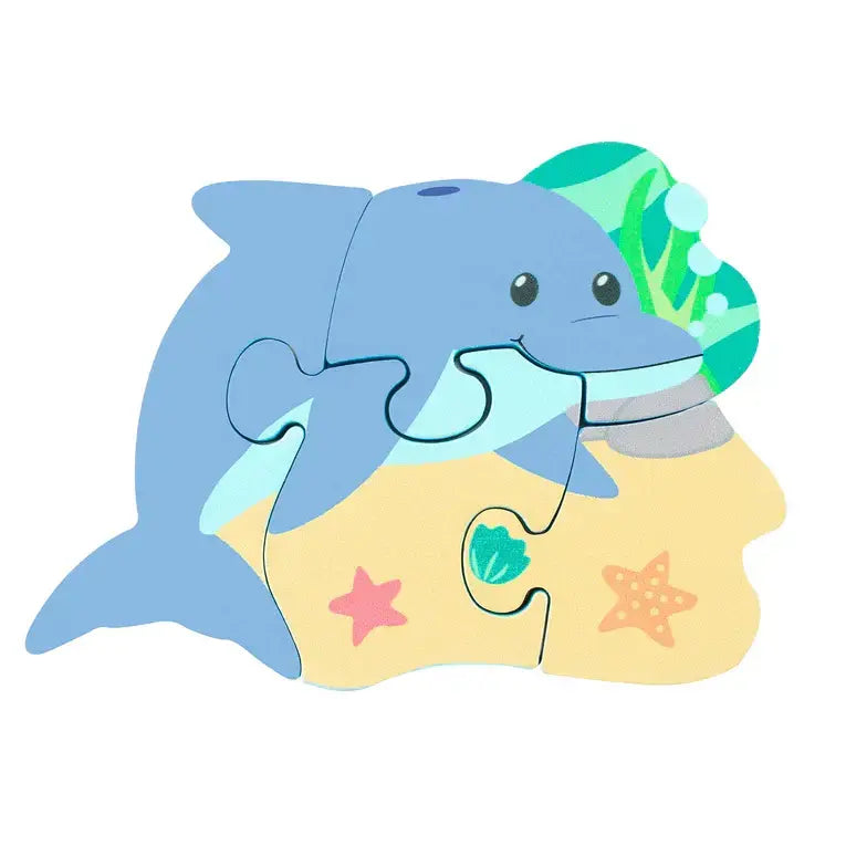 Puzzle din lemn Delfin