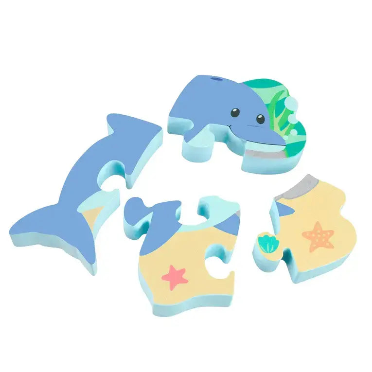 Puzzle din lemn Delfin