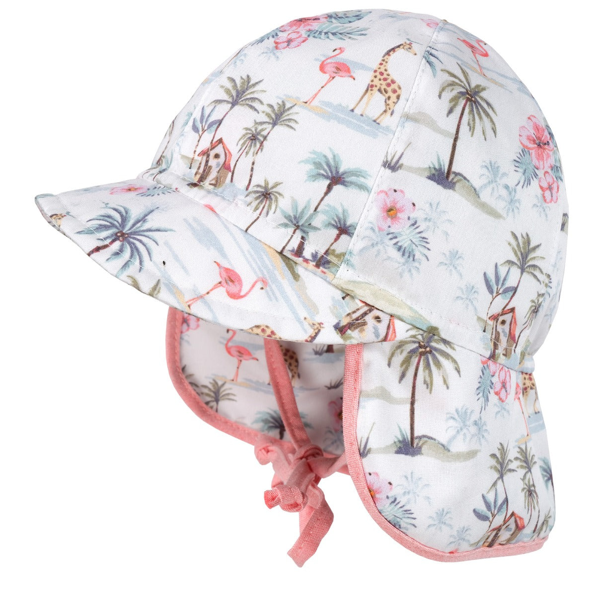 Pălărie de vară Maximo Pink Savannah, protecție UPF15+