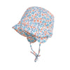 Pălărie de vară Maximo cu imprimeu floral, albastru, protecție UPF50+