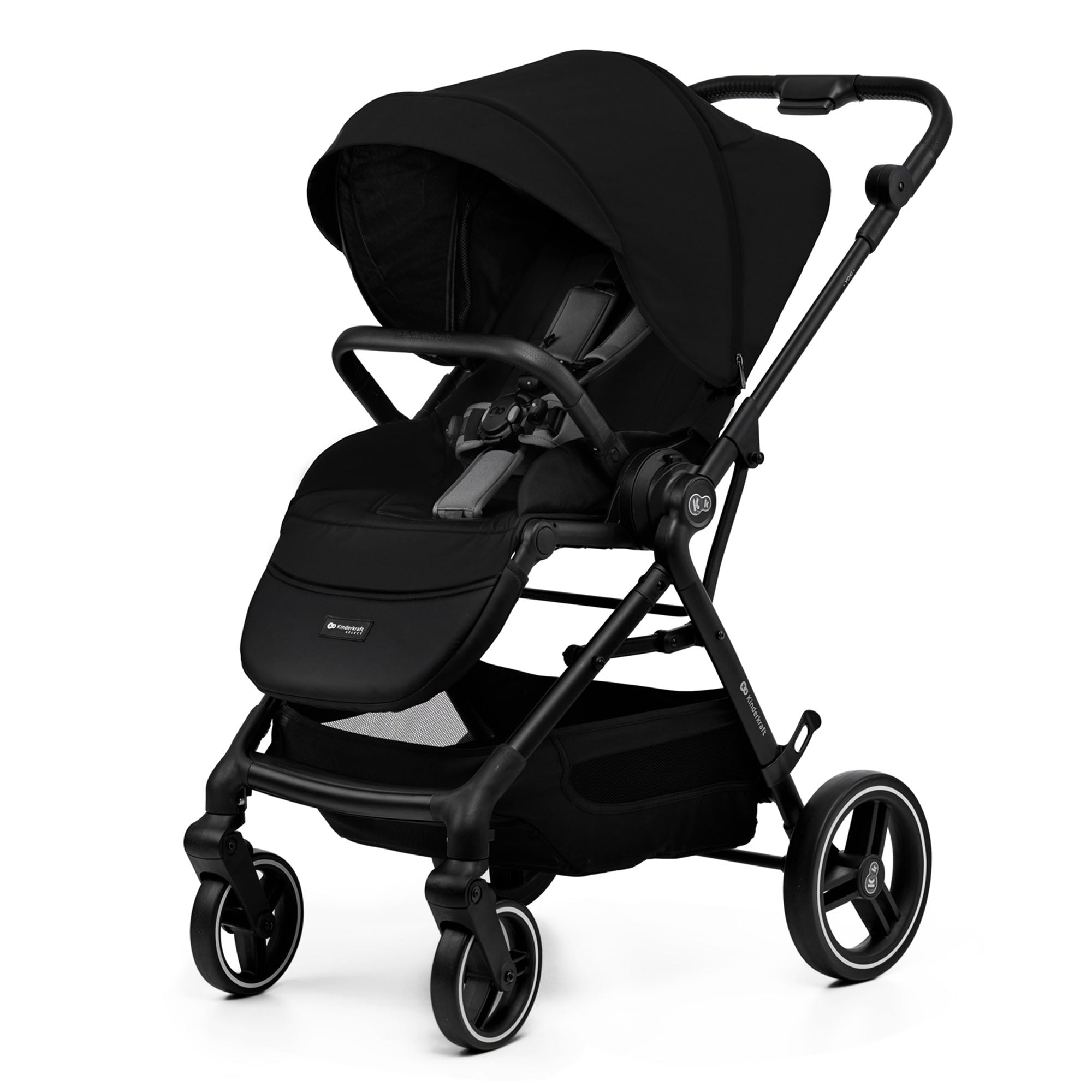 Yoxi Бебешка Количка 3в1 Pure Black Kinderkraft