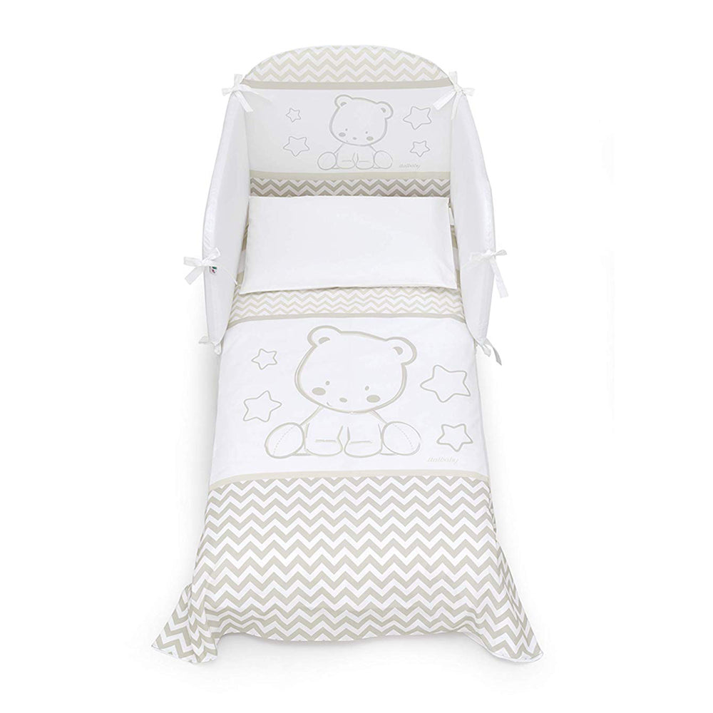 Popstar Спален Комплект Pony 4ч. 70х130 D. Grey Italbaby